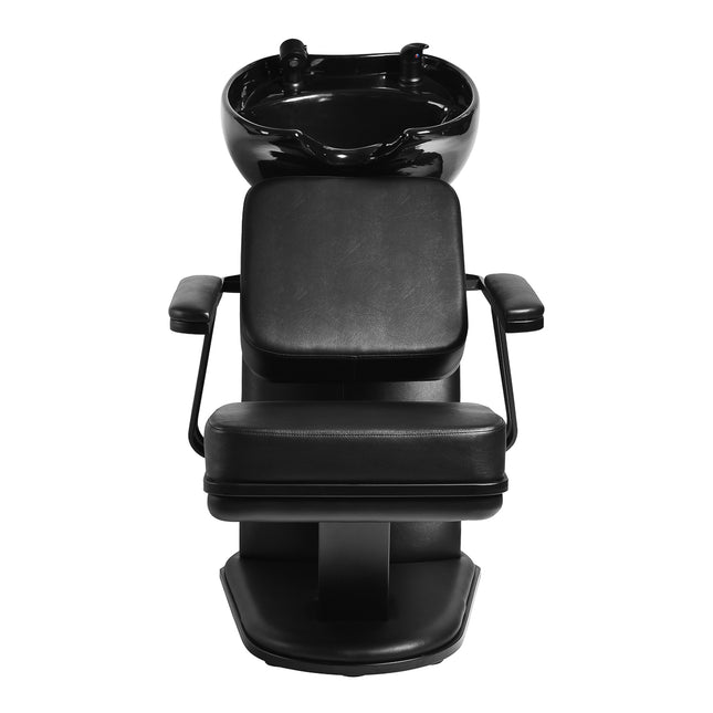 Unité de lavage noire du coiffeur Gabbiano Madrid 