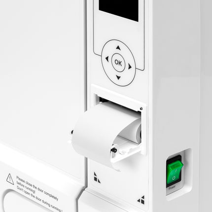 Autoclave Fomos Foster 8 L classe B avec imprimante – blanc – image produit 6 sur 13