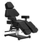 Fauteuil de tatouage Pro Ink 605 avec réglage fluide, noir 