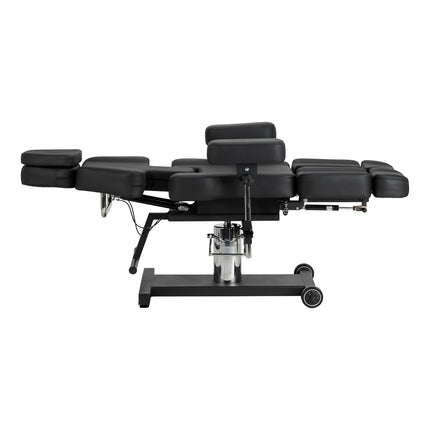 Fauteuil de tatouage Pro Ink 605 avec réglage fluide, noir 