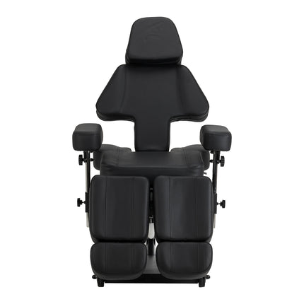 Fauteuil de tatouage Pro Ink 605 avec réglage fluide, noir 