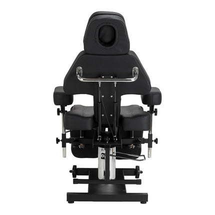 Fauteuil de tatouage Pro Ink 605 avec réglage fluide, noir 