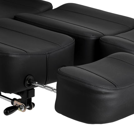 Fauteuil de tatouage Pro Ink 605 avec réglage fluide, noir 