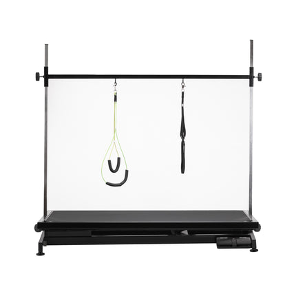 Elektrische Trimtafel P4W 1 Zwart met Voetbediening, Dubbele Trimarm en Hoogteverstelling 22–85 cm