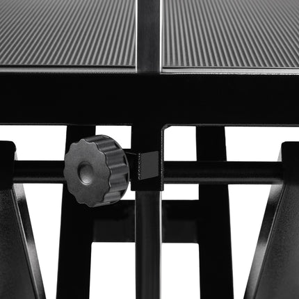 Elektrische Trimtafel P4W 1 Zwart met Voetbediening, Dubbele Trimarm en Hoogteverstelling 22–85 cm