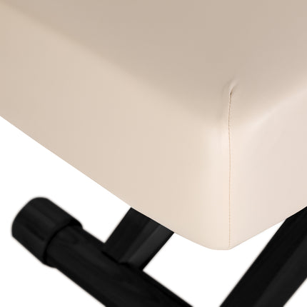 Sillon Siesta SPA ligstoel, crème met zwart onderstel