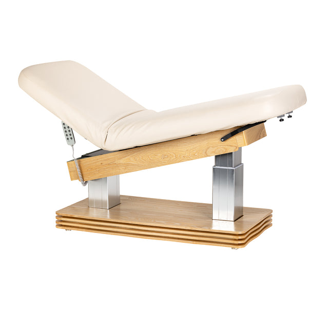 Spa bed Sillon Comfort crème met licht bruine basis
