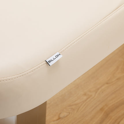 Spa bed Sillon Comfort crème met licht bruine basis