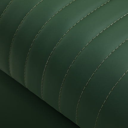 Gabbiano Visionerio barbiersstoel groen met chromen frame