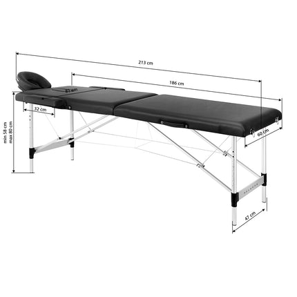 balance-aluminium-folding-massage-table-2-segment-black-6628