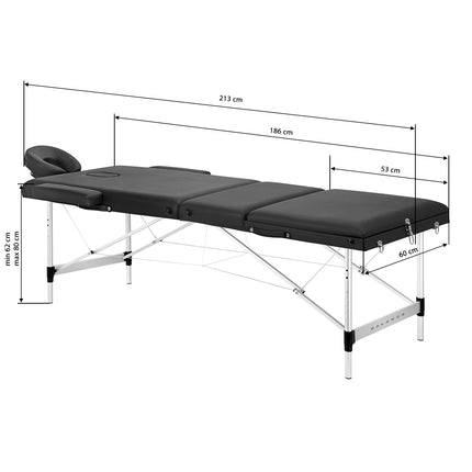 balance-aluminium-folding-massage-table-3-segment-black-6682