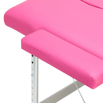balance-aluminium-folding-massage-table-2-segment-pink-6776