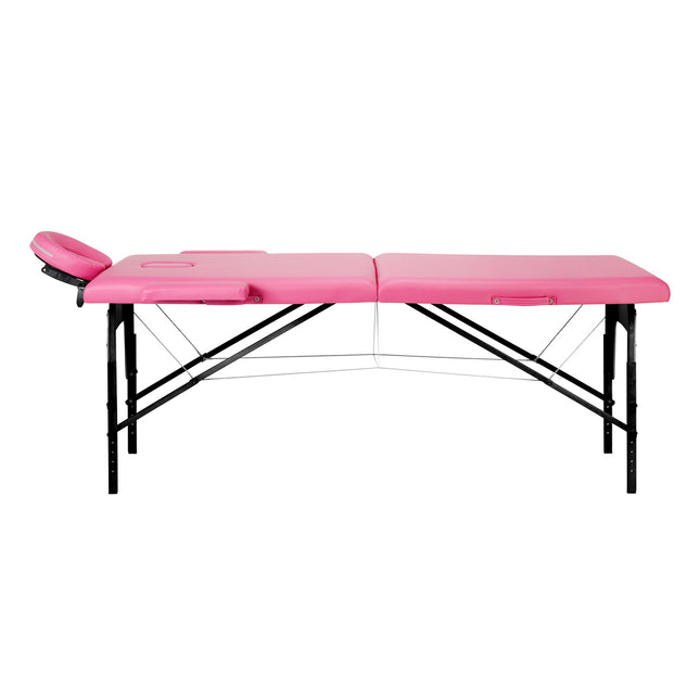 balance-wooden-folding-massage-table-2-segment-pink-black-6789