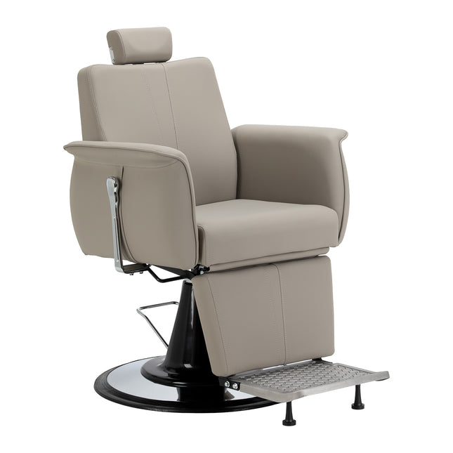 Fauteuil de barbier Gabbiano Athena gris 