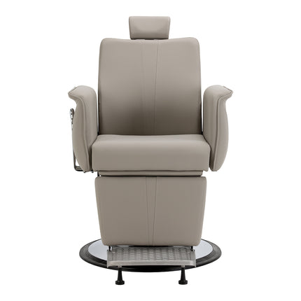 Fauteuil de barbier Gabbiano Athena gris 