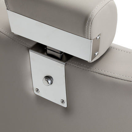 Fauteuil de barbier Gabbiano Athena gris 