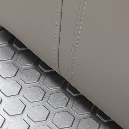 Fauteuil de barbier Gabbiano Athena gris 