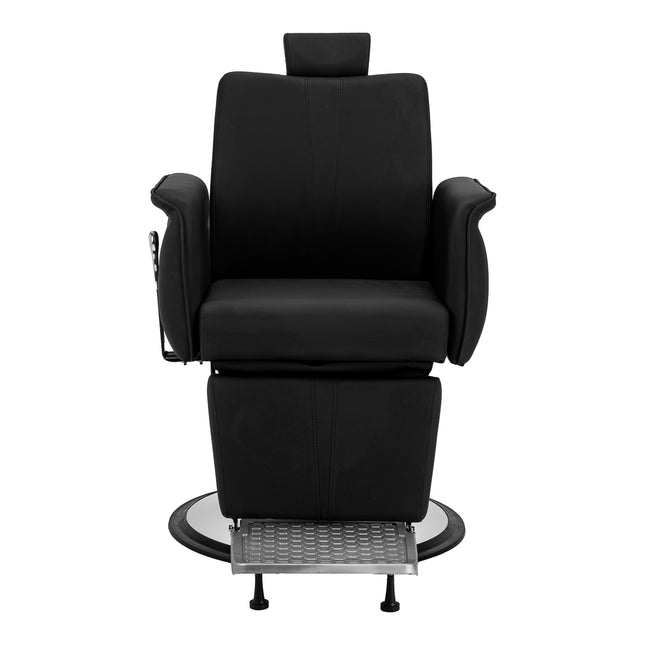 Fauteuil de barbier Gabbiano Athena noir 