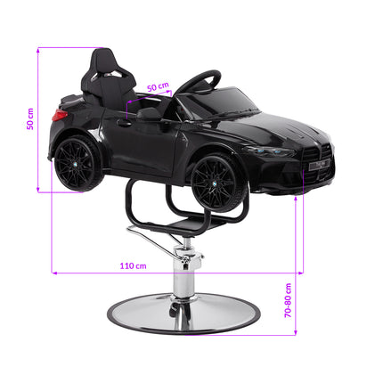 Children's car-shaped hairdressing chair Gabbiano BMW