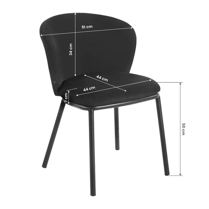 Chair 4Rico Linea black