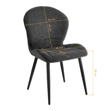 Chair 4Rico Lucente black