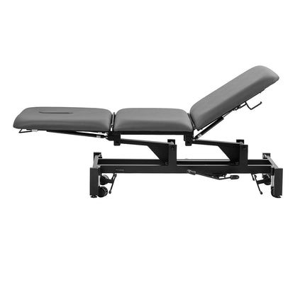 Hydraulische Revalidatietafel Balance Solidum 3 Grijs met 3-delig Ligvlak en Transportwielen