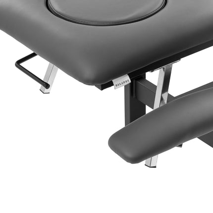 Elektrische Revalidatietafel Balance Eso 5 Grijs met Pivotfunctie, 2 Motoren en Verstelbare Hoofdsteun