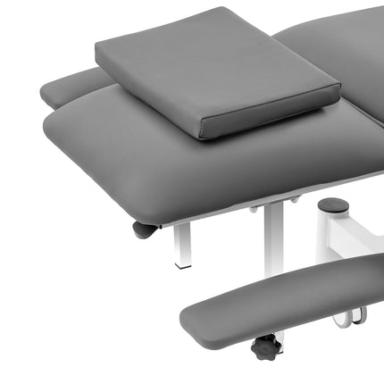 Elektrische Revalidatietafel Balance Eso Pro Grijs met Pivotfunctie, 2 Motoren en Gedeeld Voetdeel