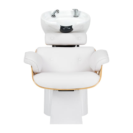 Hairdressing wash unit Gabbiano Florencja white