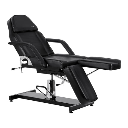 Hydraulische Pedicurestoel Sillon 210 Zwart met Wiegfunctie, Draaifunctie en Gesplitste Voetsteun