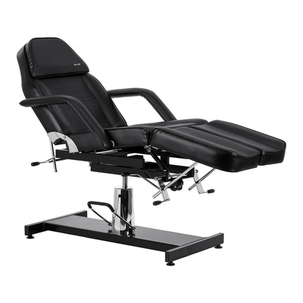Hydraulische Pedicurestoel Sillon 210 Zwart met Wiegfunctie, Draaifunctie en Gesplitste Voetsteun