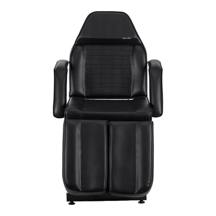 Hydraulische Pedicurestoel Sillon 210 Zwart met Wiegfunctie, Draaifunctie en Gesplitste Voetsteun