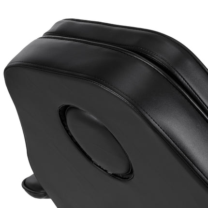 Hydraulische Pedicurestoel Sillon 210 Zwart met Wiegfunctie, Draaifunctie en Gesplitste Voetsteun