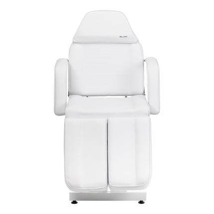 Hydraulische Pedicurestoel Sillon 210 Wit met Wiegfunctie, Gesplitste Voetsteun en Ligstand