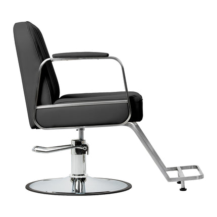 Hairdressing chair Gabbiano Acri black