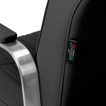 Hairdressing chair Gabbiano Acri black