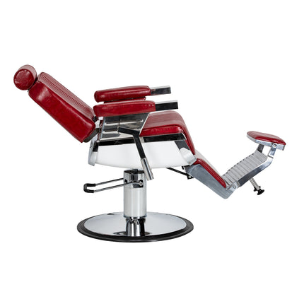 Barber chair Gabbiano Royal X red