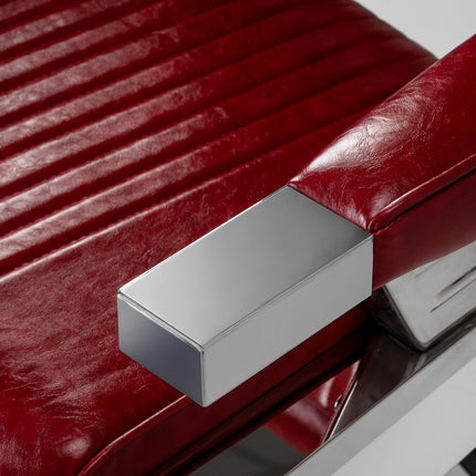 Barber chair Gabbiano Royal X red