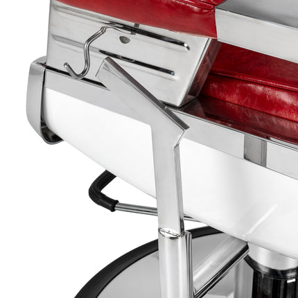Barber chair Gabbiano Royal X red