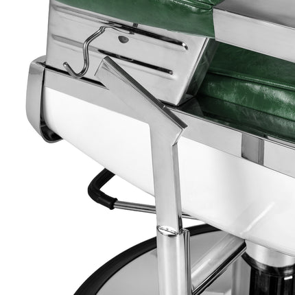 Barber chair Gabbiano Royal X green