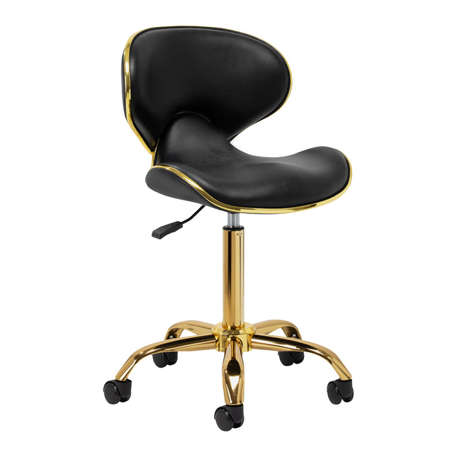 Gabbiano cosmetische kruk Q-4599G zwart V2