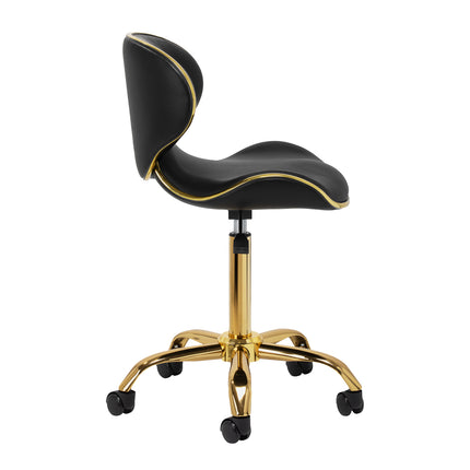 Gabbiano cosmetische kruk Q-4599G zwart V2