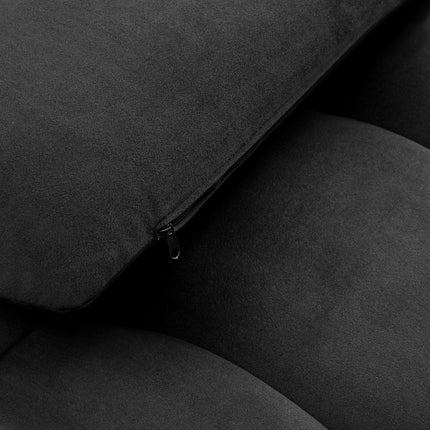 Sillon Corona Hydraulische Wimperbehandelstoel Zwart Velours met Goudkleurige Draaibare Basis – foto 7