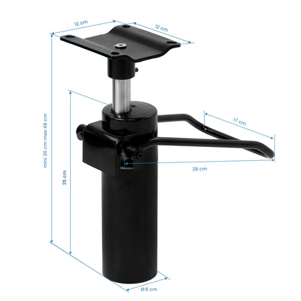 Actuator for the D-04 hairdressing chair black