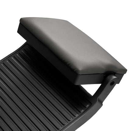 Gabbiano barber chair Bruno grey with a black base