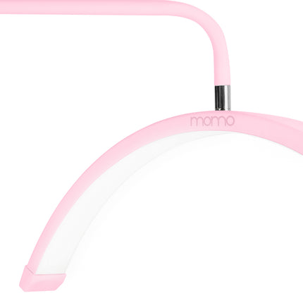 Momo Glow MX6 Schaduwloze Wimperlamp Roze 36 W met Telefoonhouder en Afstandsbediening