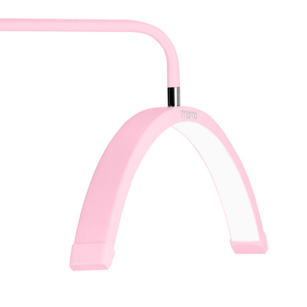 Momo Glow MX6 Schaduwloze Wimperlamp Roze 36 W met Telefoonhouder en Afstandsbediening
