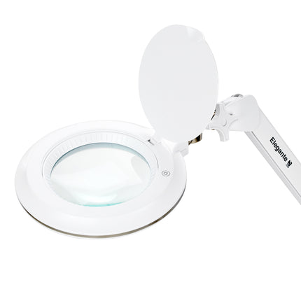 Elegante 6031 magnifying lamp with 60 SMD 3D LEDs, complete with adjustable stand and light intensity control