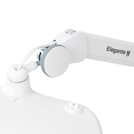 Elegante 6030 magnifying lamp with 60 SMD LEDs for worktops, with adjustable light intensity