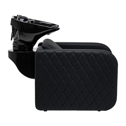 Electric hairdressing wash unit with massage function Gabbiano Sylvia Plus black